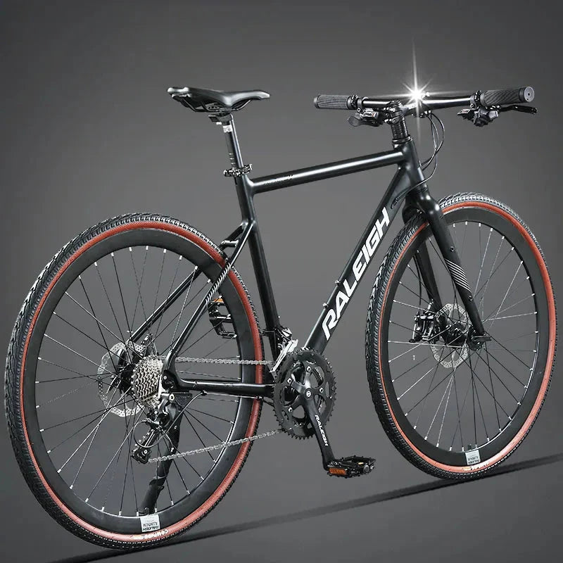 Lightweight High Performance Road Bike 24/27/16/18 Speed Dual Disc Brake Ultra-light Road Racing Speed Change Gravel Bicicleta GlowCart