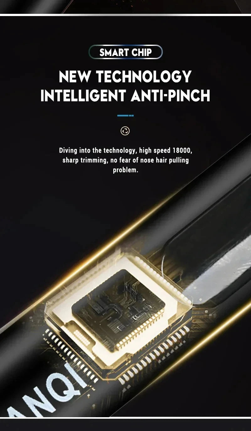 2 In 1 Electric Portable Ear And Nose Hair Trimmer Clipper GlowCart