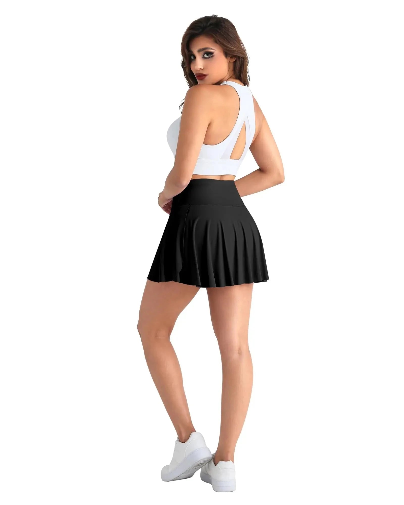 Gym Sports Skirt Woman Fitness Pockets Running Outdoors GlowCart