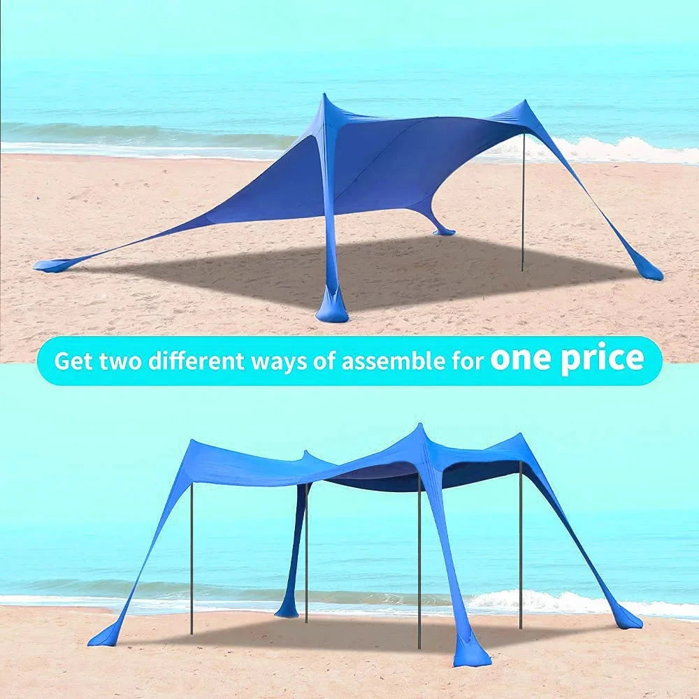 Outdoor Lawn and Beach Leica Canopy Tent Portable Lawn GlowCart