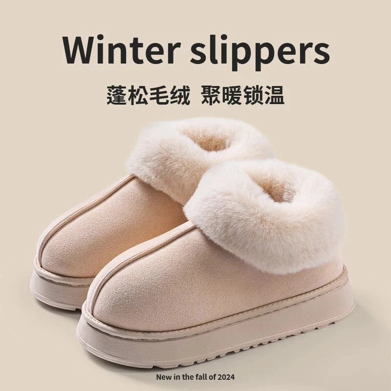 2025 High Quality of  Women's Fashion Snow Boots Fluffy GlowCart