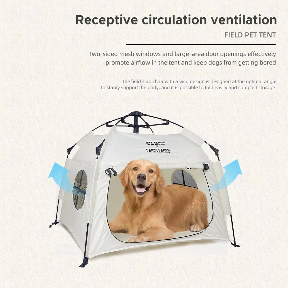 Portable Pet Tent Foldable Pet Playpen for Dogs and Cats GlowCart