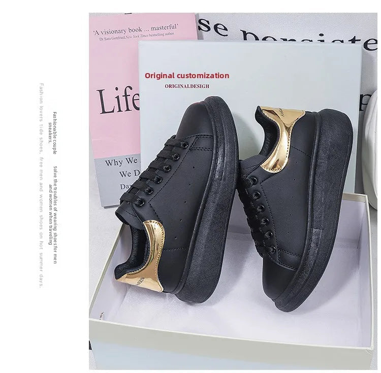 2025 Men Causal Shoes Pring Brand Spring Designer Wedges White Sneakers Platform Tenis Feminino Trainers Female Walking GlowCart