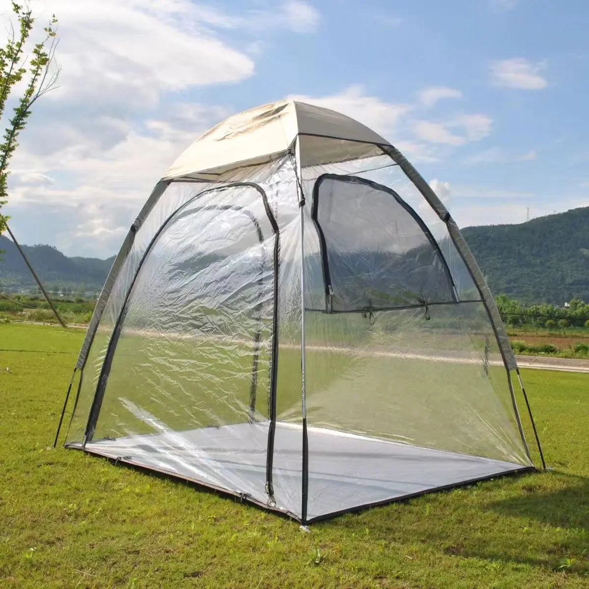Sports Tent All Weather Clear Sport Shelter Waterproof and GlowCart