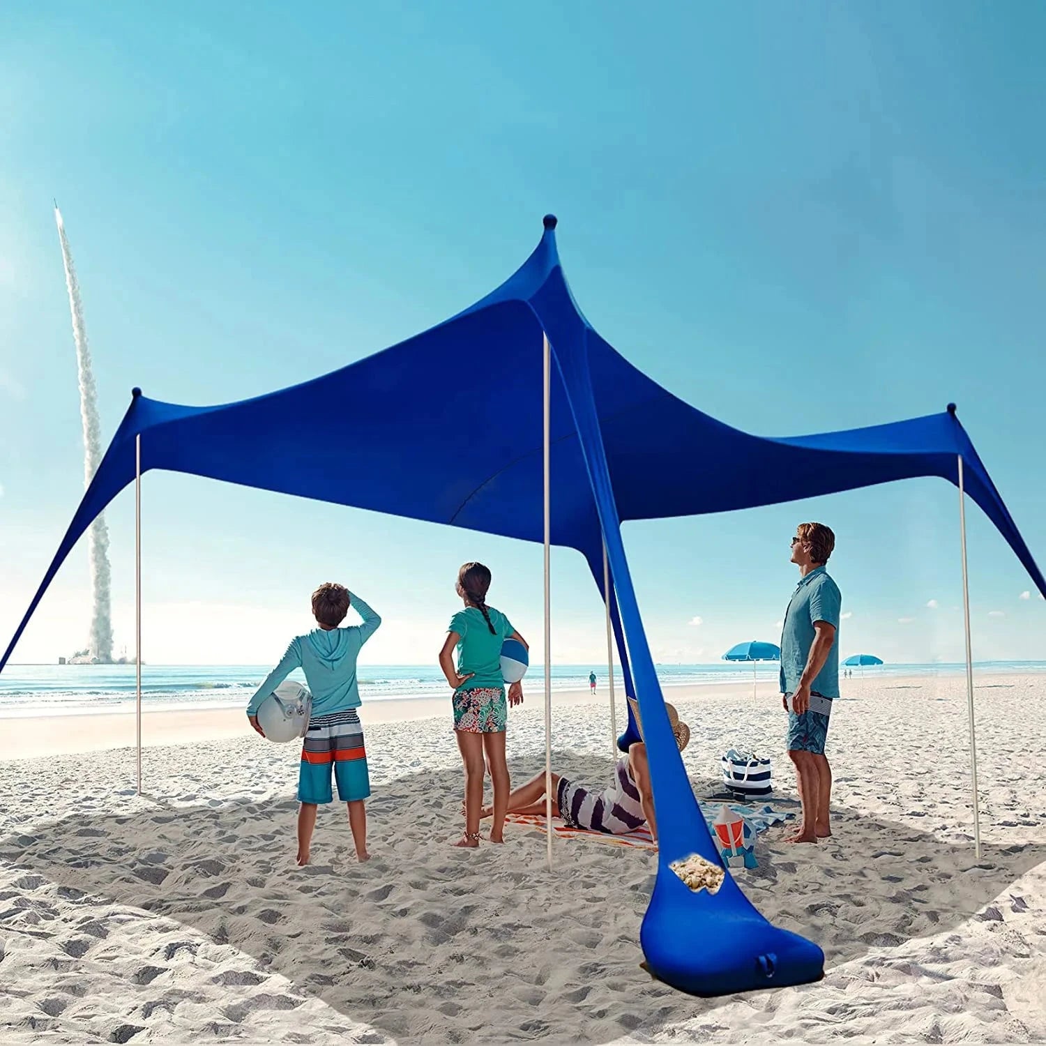 Outdoor Lawn and Beach Leica Canopy Tent Portable Lawn GlowCart