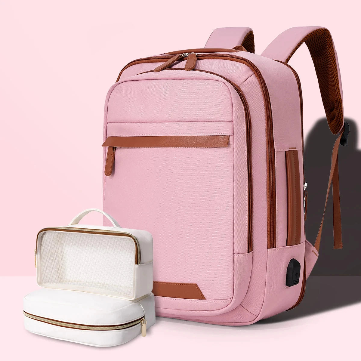 High-Quality USB Rechargeable Backpack Men's Waterproof Bag GlowCart