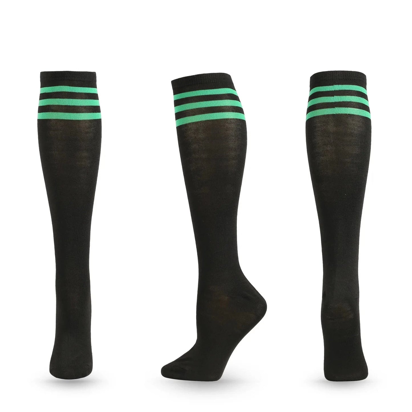 Unisex Compression Socks Football Socks Non-slip Long Tube Knee High Stockings Socks Striped Soccer Socks Running Sports Socks GlowCart