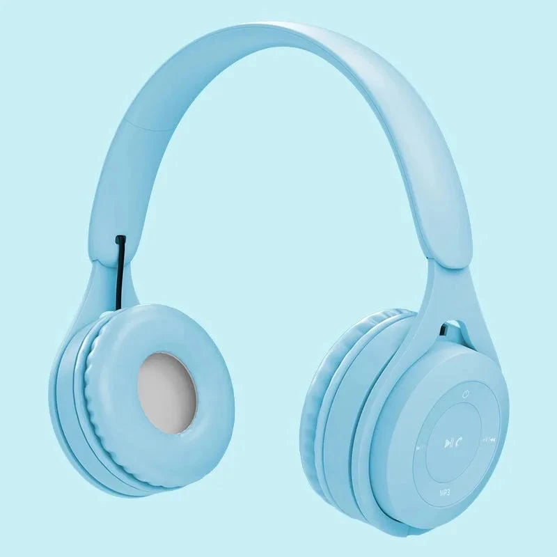Y08 Macaron Wireless Bluetooth Headphones With Microphone GlowCart