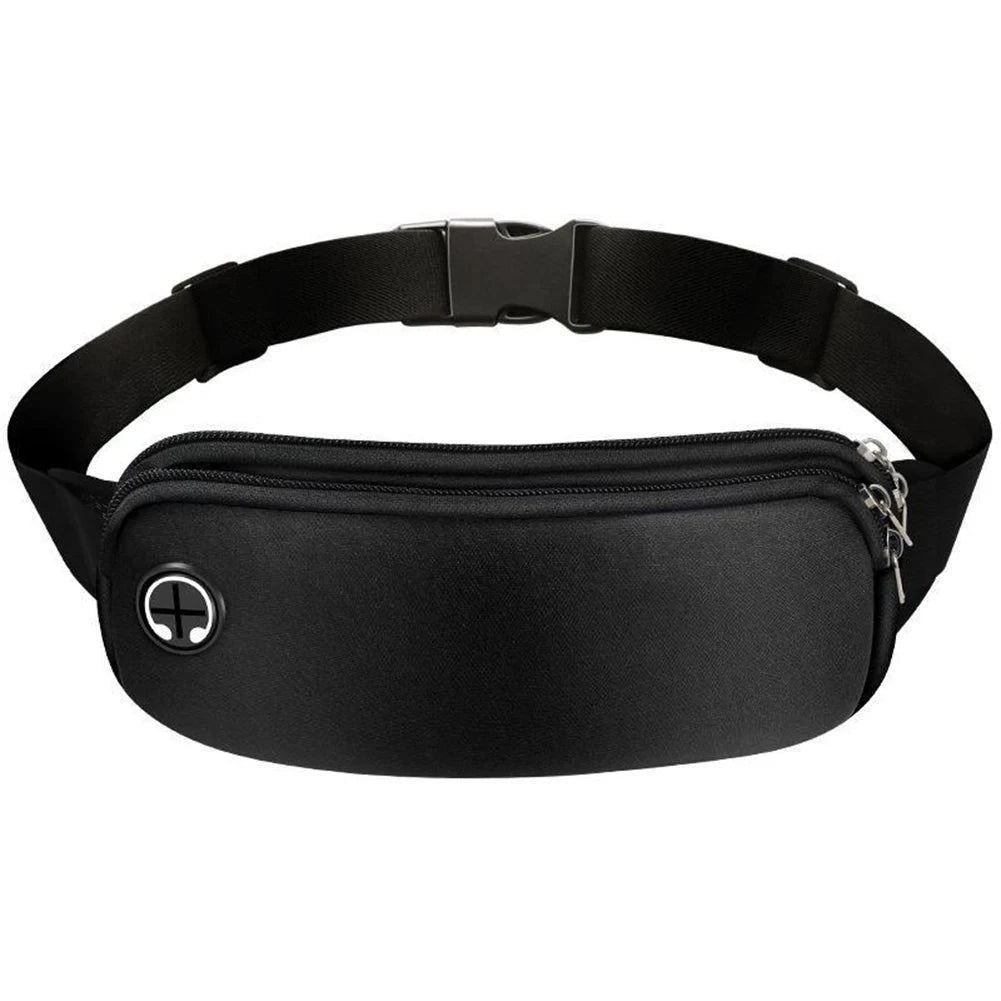 Sport Waist Pack Large Capacity Hydration Belt Pack Multifunction Water Bottle Holder Bag Waterproof for Running Cycling GlowCart