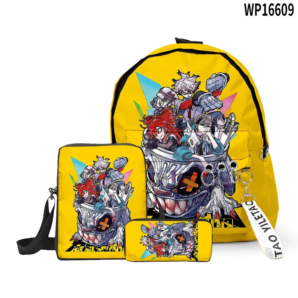 Cartoon Popular Gachiakuta 3D Print 3pcs/Set pupil School GlowCart