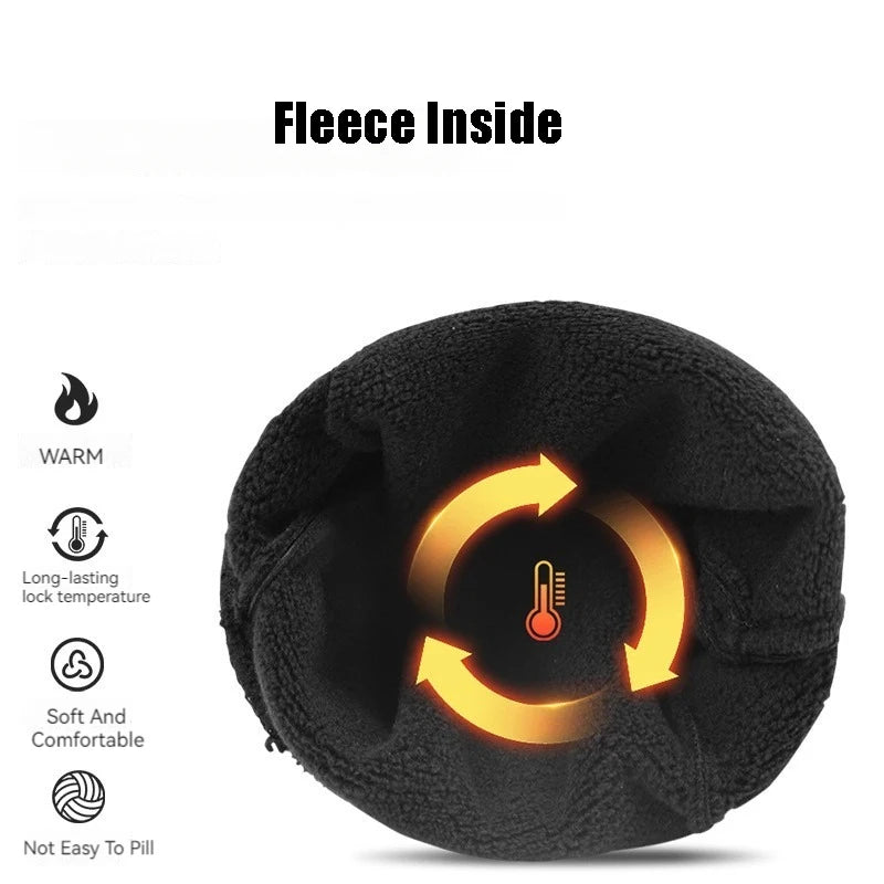 Winter Outdoor Cycling Running Ski Sports Gloves Warm Thermal Fleece Bicycle Bike Hiking MTB Touch Screen Gloves Full Finger GlowCart