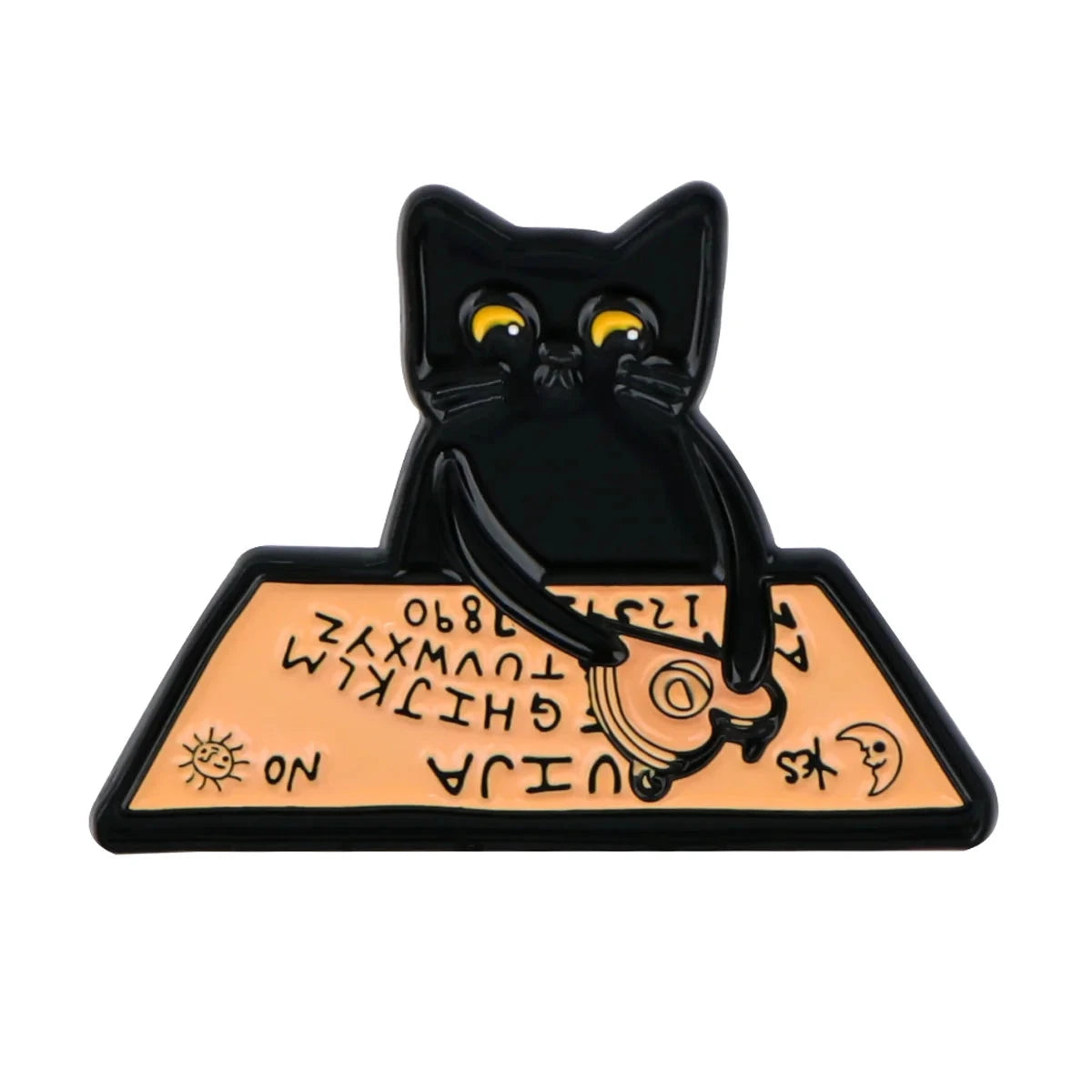 Cute Black Cat Enamel Pin Animal Brooch Pines Lapel Pins GlowCart