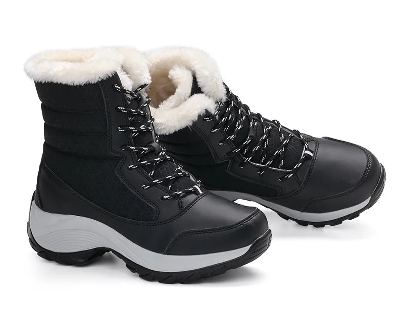 Snow Boots Women Platform Boots Non-slip Women Winter Shoes GlowCart