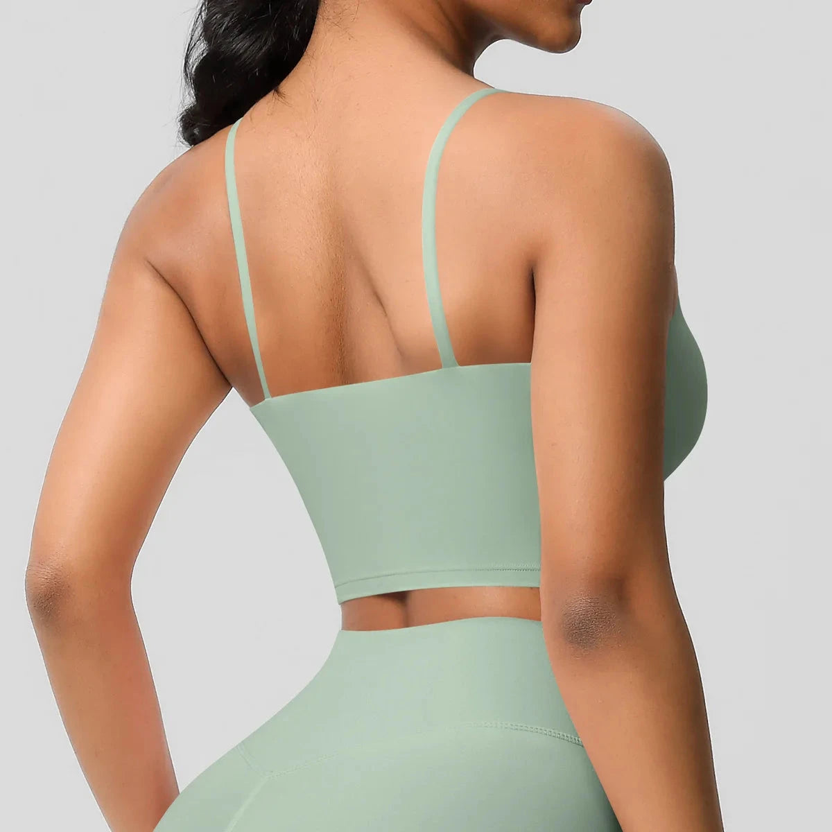 JUREN Breathable Sports Bra Anti-Sweat Fitness Top Women Seamless Yoga Bra Shockproof Crop Top Push Up Sport Bra Gym Workout Top GlowCart