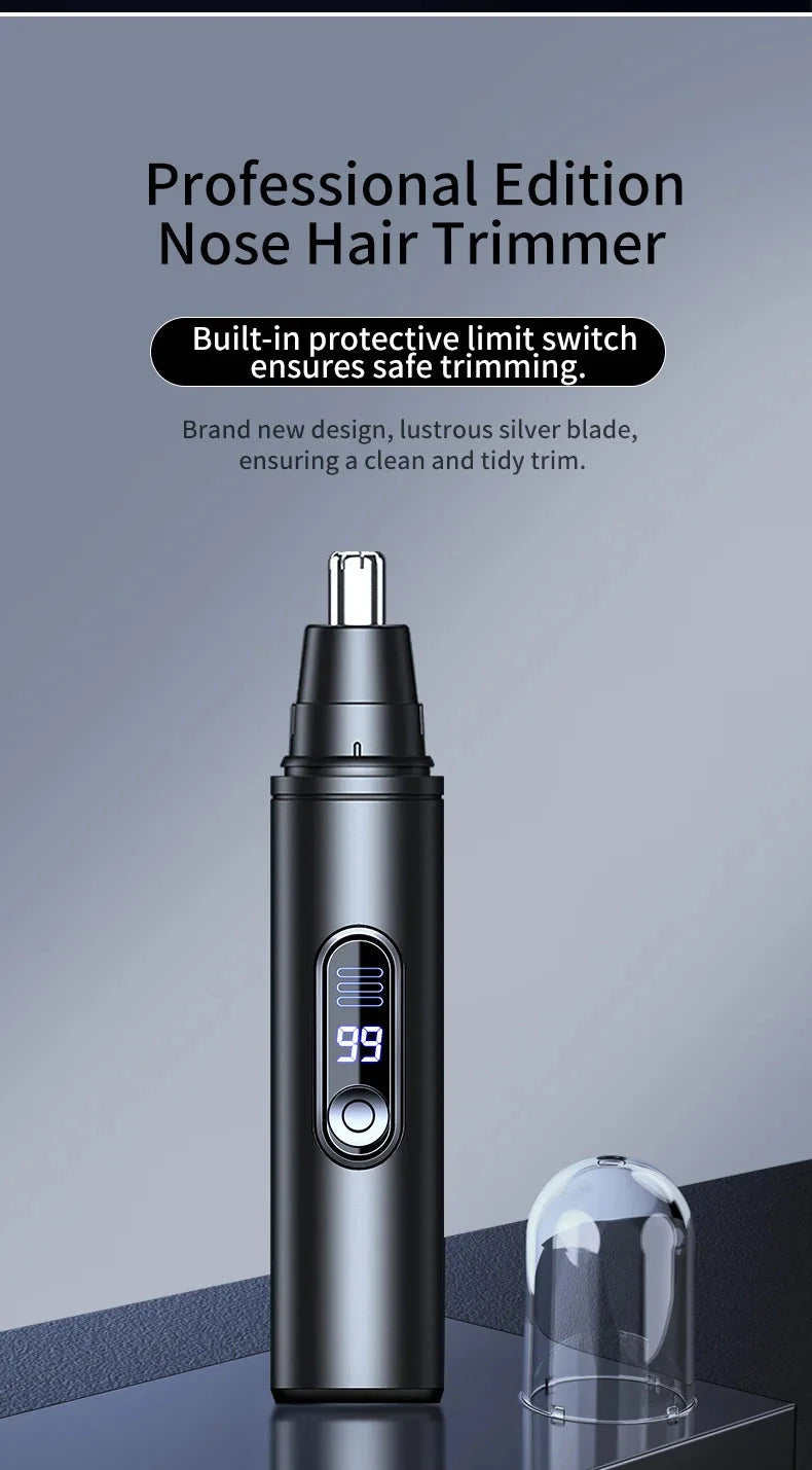 Mini Pocket Nose Hair Trimmer Painless Clipper Nose Ears GlowCart