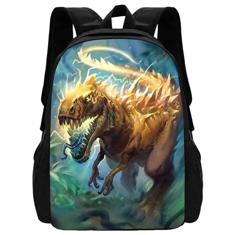 Mochila Dinosaur School Backpack for Children,School Bags for Boys ,Light Weight Cartoon Animal Prints Child Backpack Durable GlowCart