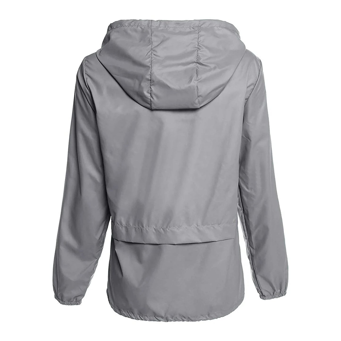 Women Packable Rain Jacket Outdoor Hooded Windbreaker with GlowCart