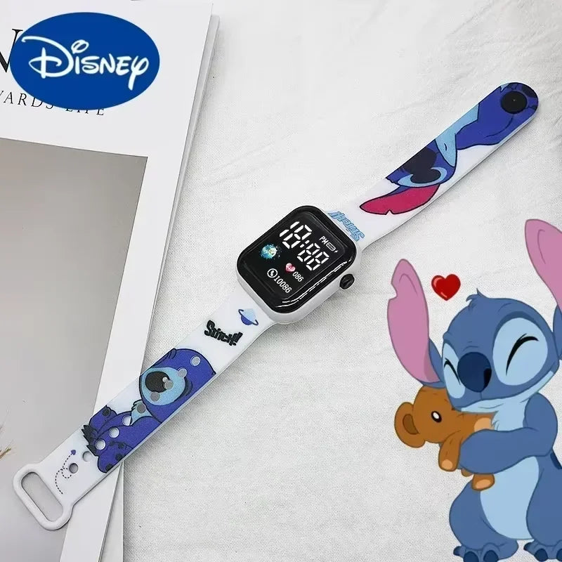 Disney's new Stitch cartoon color printed student LED