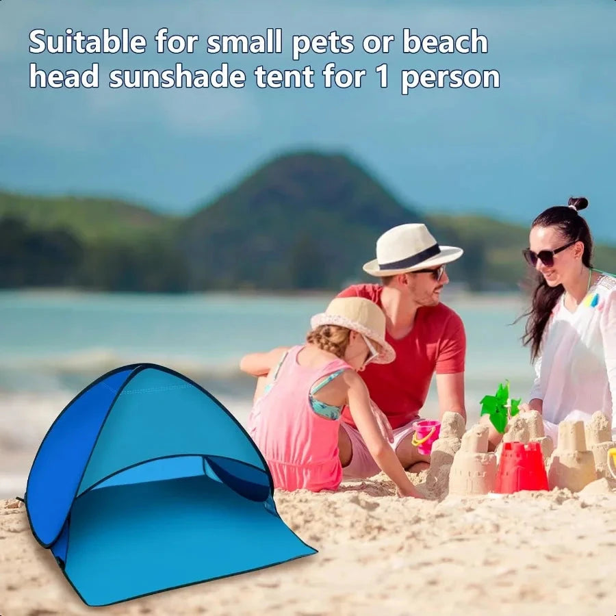 Beach Sun Shelter 1 Pack Pop Up Tent Outdoor Automatic GlowCart