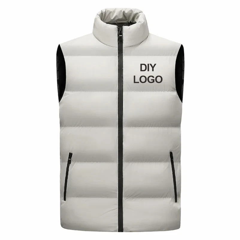 Sleeveless Vest Men's Stand Collar Thicken Jacket Down GlowCart