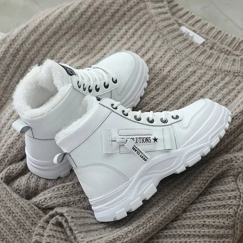 Winter Snow Boots for Women Casual High-top Shoes Warm GlowCart