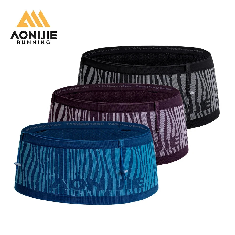 AONIJIE W8135 Hydration Running Belt Women and Men Large Capacity & Lightweight  for Running Race Number Belt Cycling Marathon GlowCart