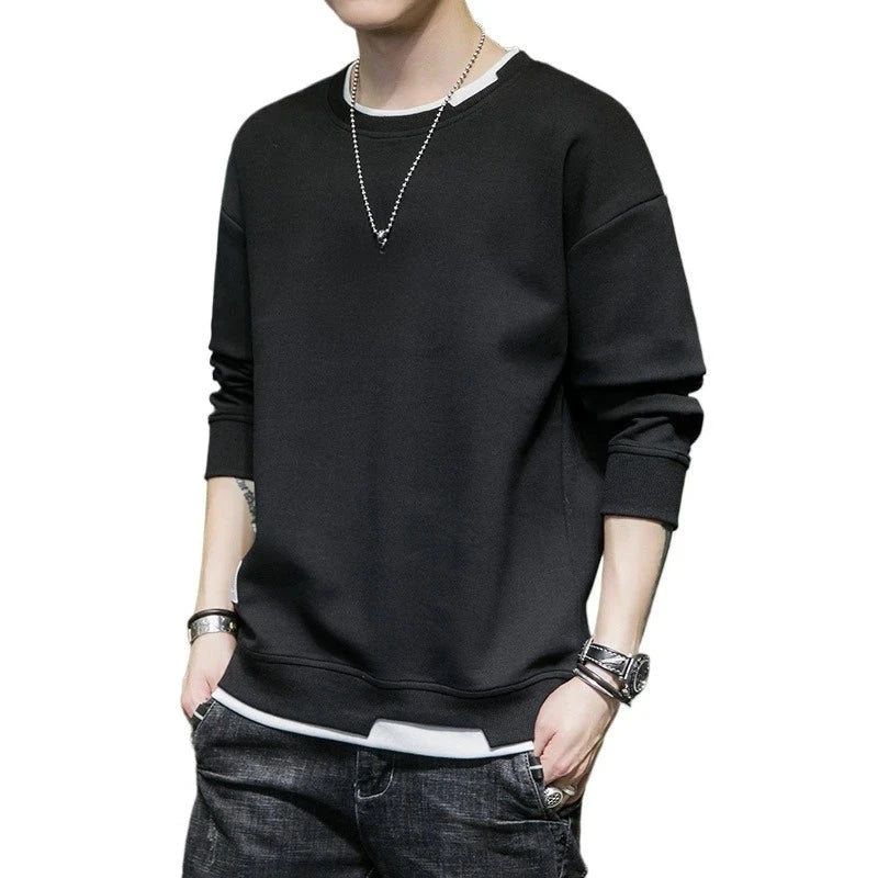 Spring and Autumn Casual Long Sleeved Mens T Shirts Harajuku GlowCart