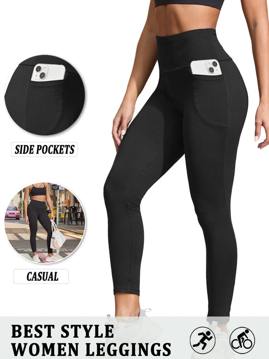 Super Soft Sports Leggings With Pockets For Women High GlowCart
