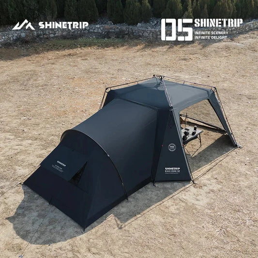 ShineTrip Quick Open Dome Tent Free Building Sunscreen Wind GlowCart