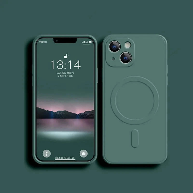 Liquid Silicone Shockproof Case For iPhone 17 16 15 14 13 12 GlowCart