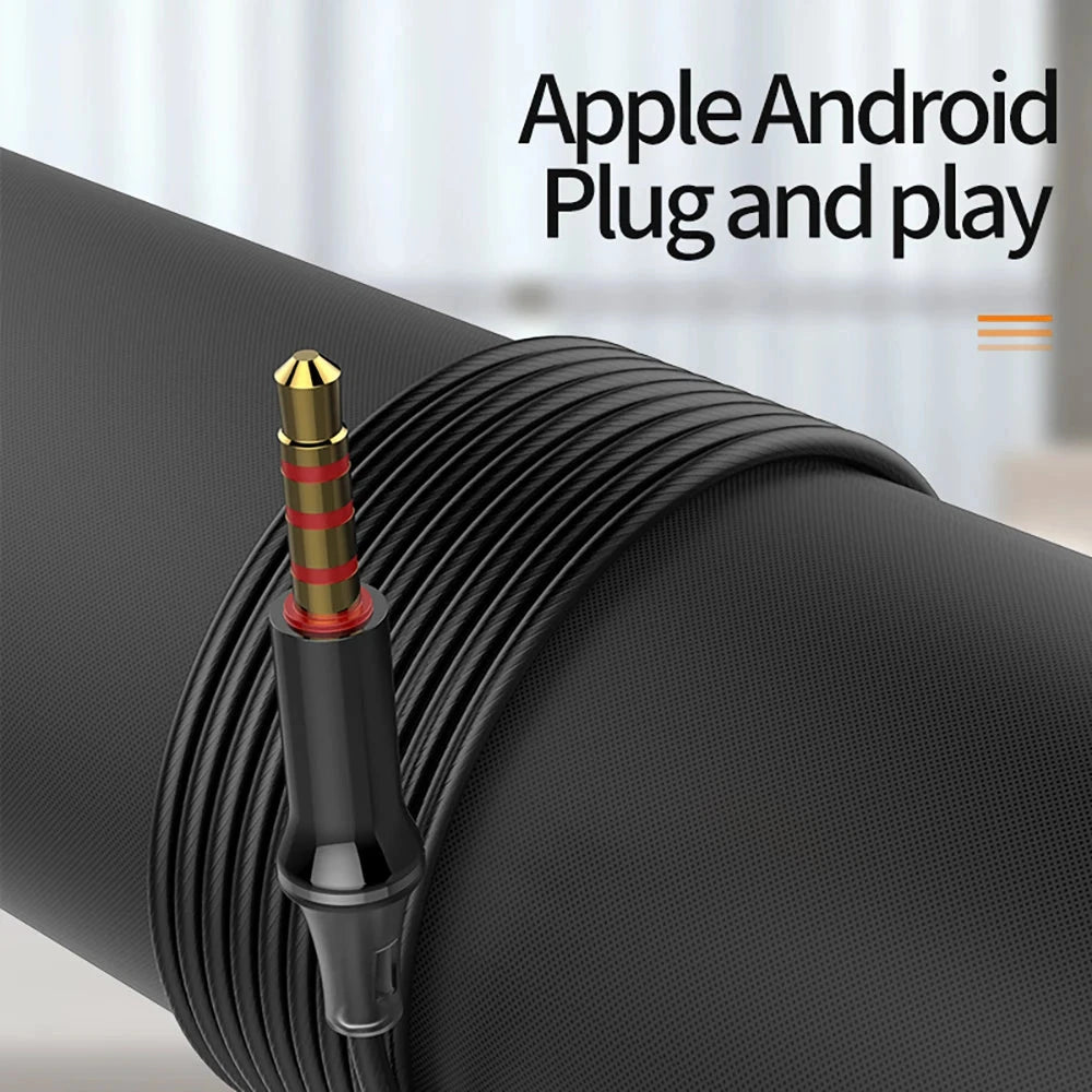 3.5mm Wired Headphones Noise Canceling In-Ear Sports GlowCart