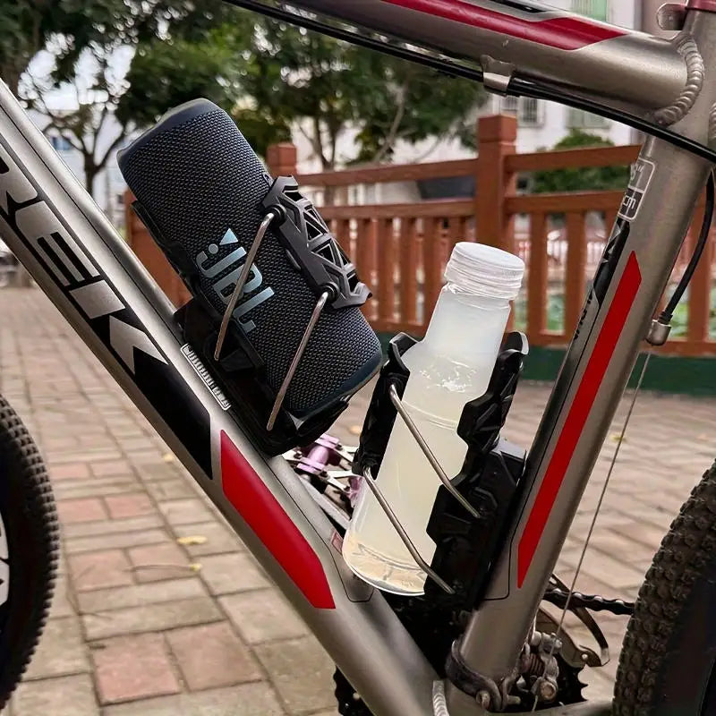 1PC360 Degree Adjustable Bike Motorcycle Handlebar Cup Holder Cage For Water Bottle MTB Road Cycling ADV Motorbike Mount GlowCart