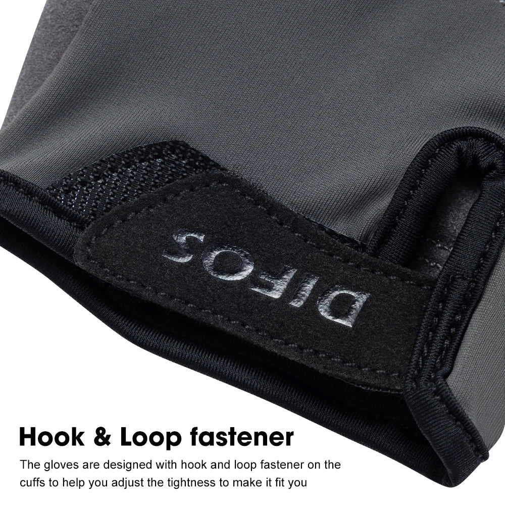 Difos Mens Short Finger Cycling Gloves Summer Outdoor Running Riding Motorcycle Fitness Sports Shockproof Breathable Gloves GlowCart