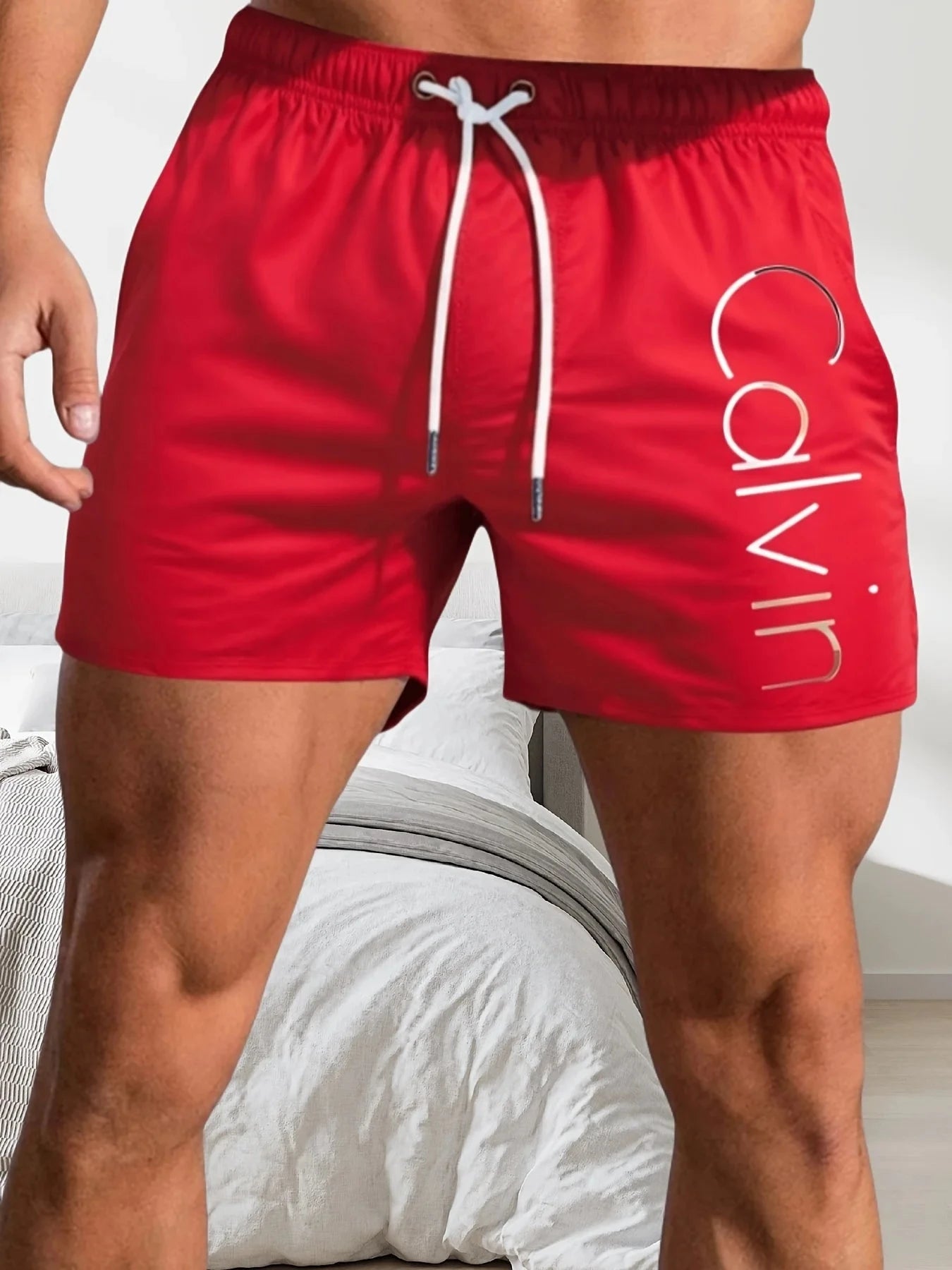 Men's Breathable Sexy Swimsuit Low Waist Casual Beach Shorts GlowCart