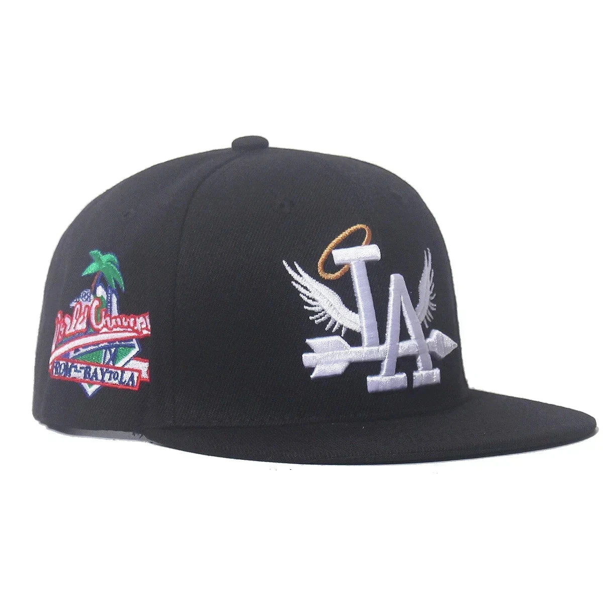 2025 New Letter Wing Side Coconut Tree Embroidery High GlowCart