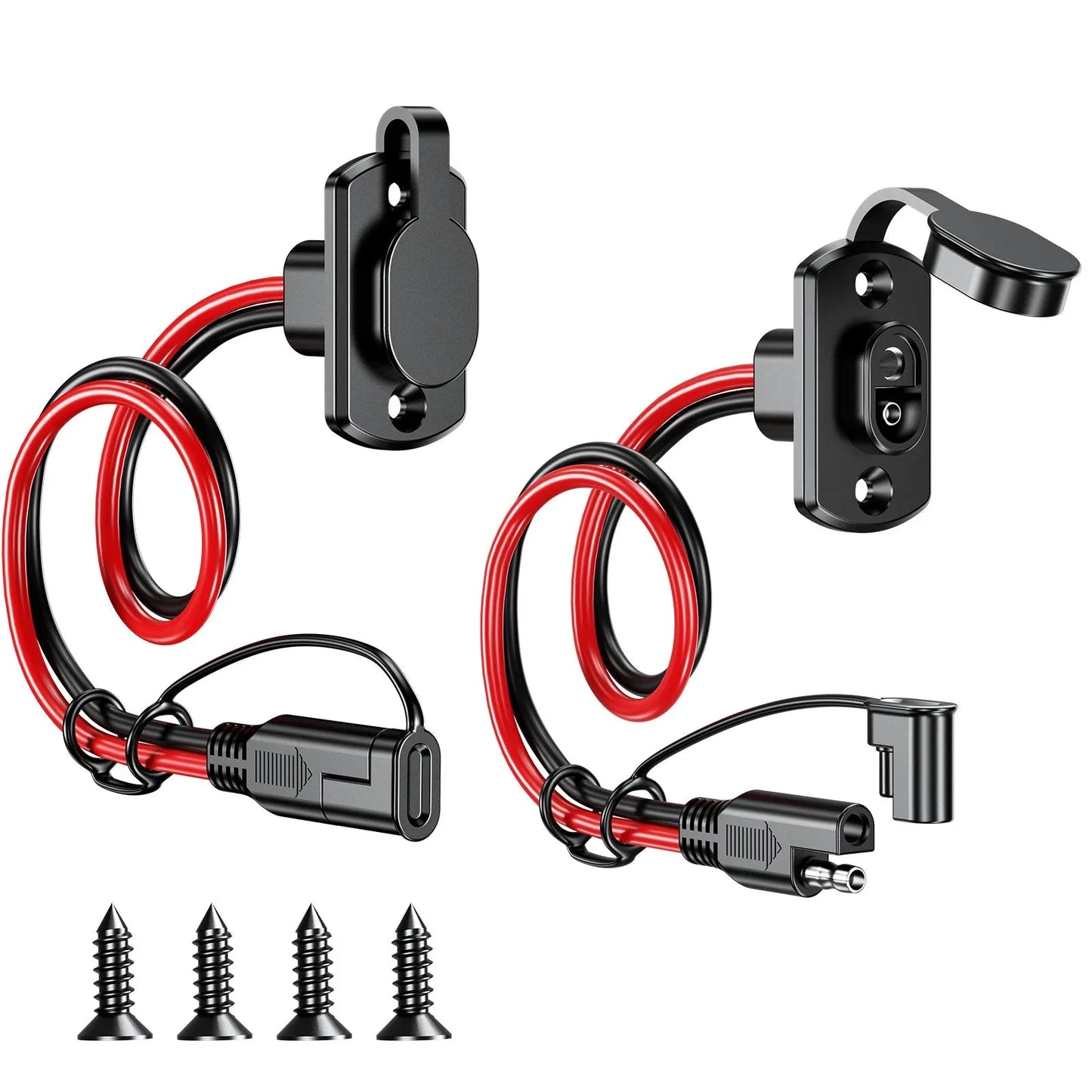 SAE quick connector harness 1/2pcs SAE extension cable 12AWG GlowCart