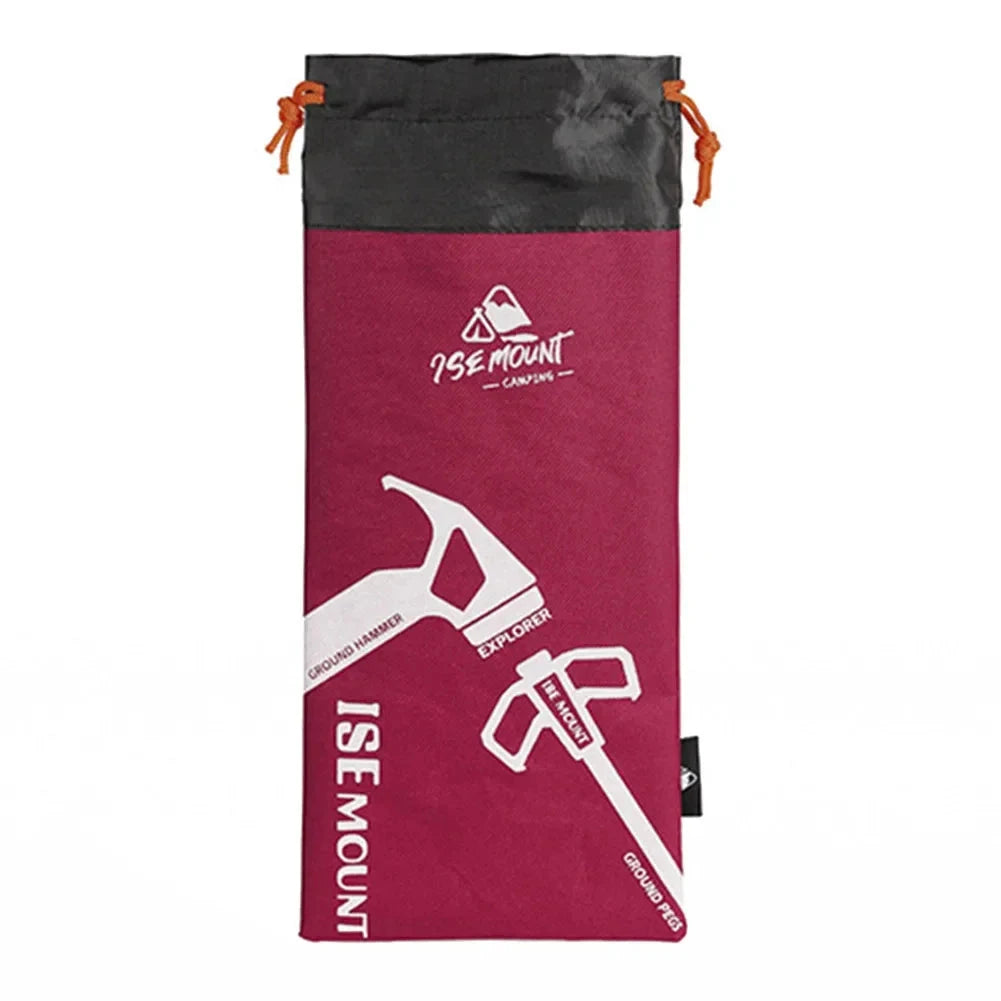 Oxford Cloth Camping Tent Stake Bag Portable Stake Storage GlowCart