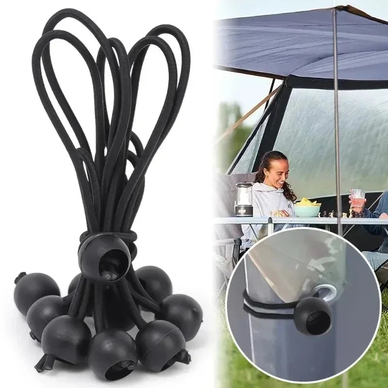 Outdoor Elastic Ball Rope Bungee Cords Portable Tent Fixing GlowCart