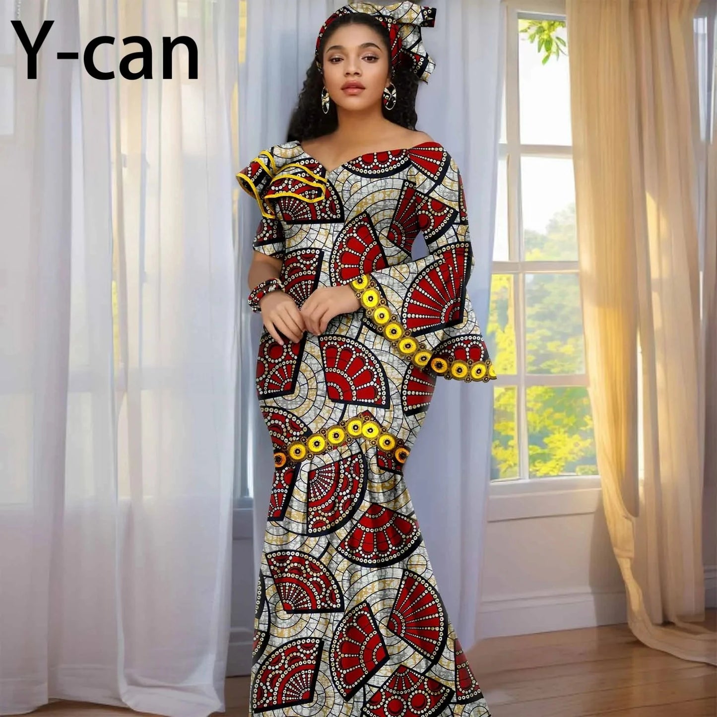 New Fashion African Birthday Dresses for Women Luxury Ankara GlowCart