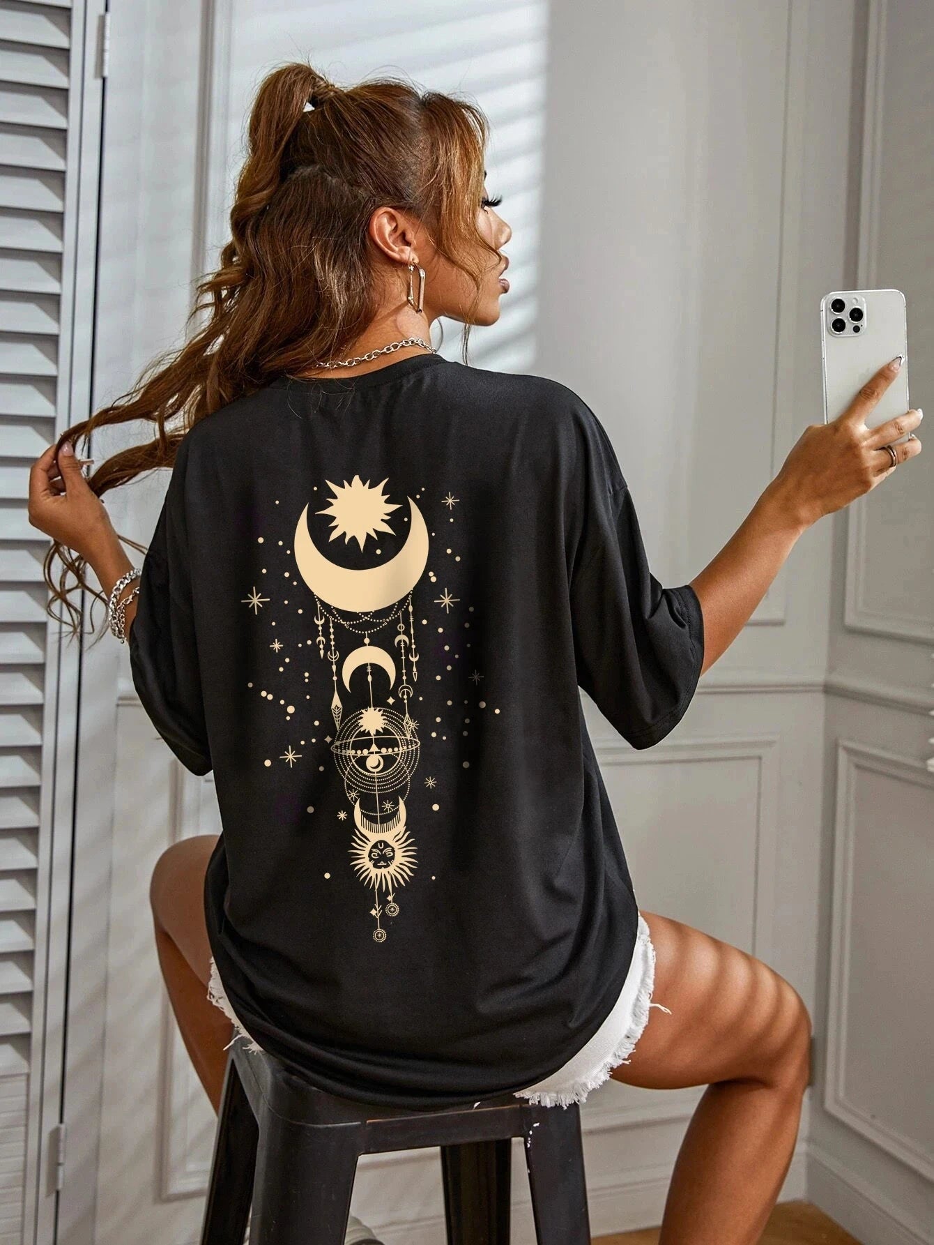 New Fashionable Casual T-shirt Clothing Simple Round Neck GlowCart