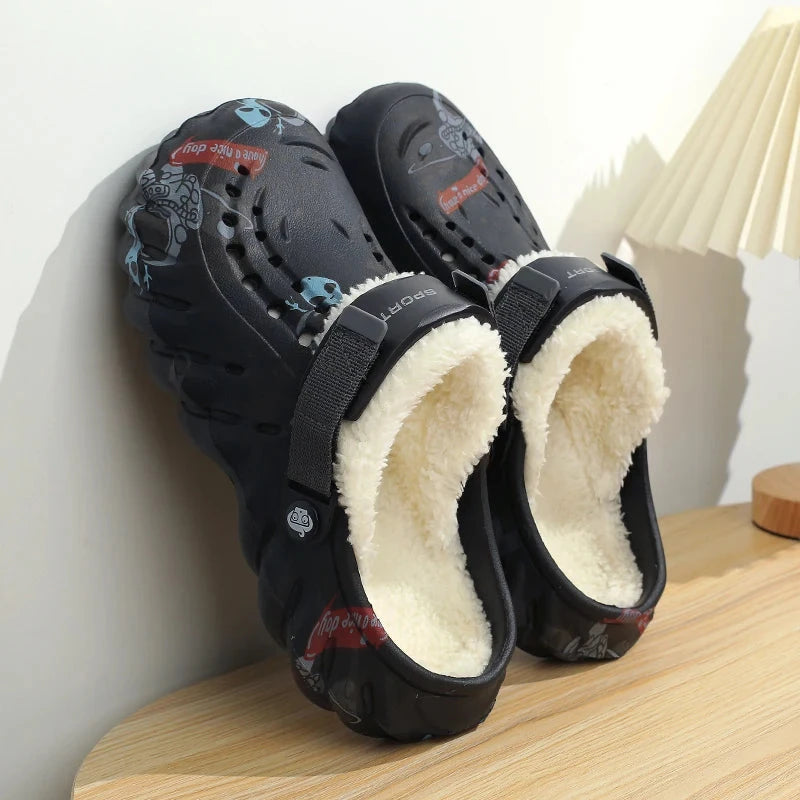 Shoes Winter Men's Flip Flops Padded Slippers Men’s Free GlowCart