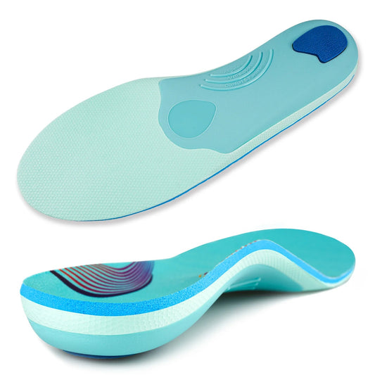 High Arch Support Orthopedic Sport Insole Plantar Fasciitis Flat Feet Men Women Sneaker Orthotic Insoles Plantillas Insert Sole GlowCart