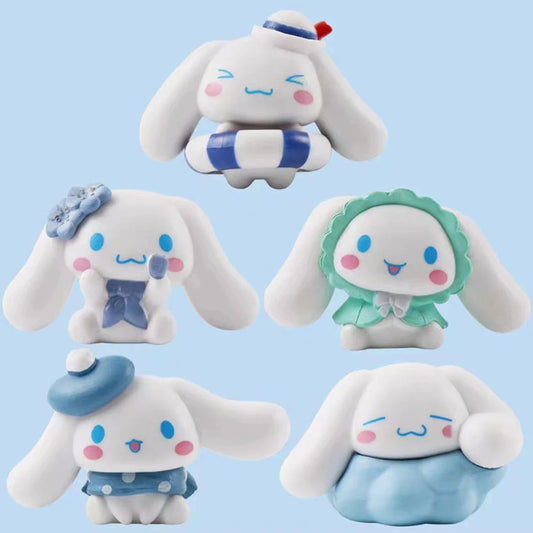 5pcs 3-4cm Action Figures Cinnamoroll Kuromi Melody Cartoon