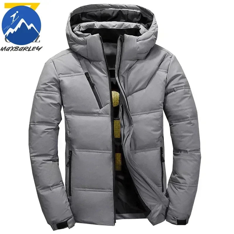 Winter Thickened Men Down Jacket Climbing Hunting Hooded GlowCart