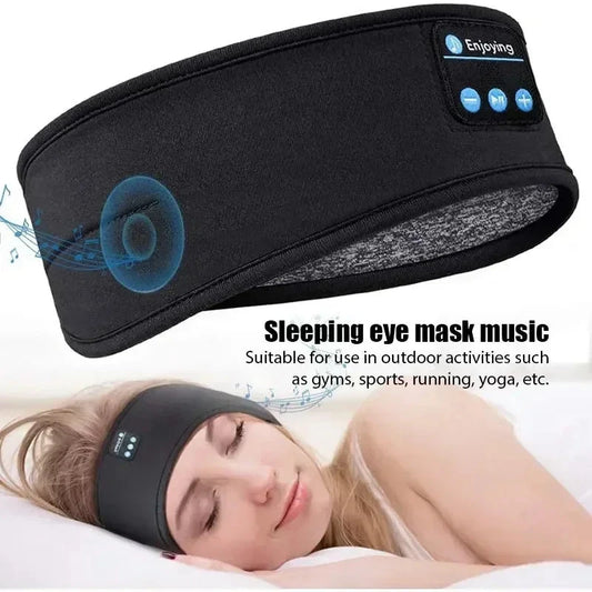 2025 Bluetooth Earphones Sports Sleeping Headband Elastic GlowCart