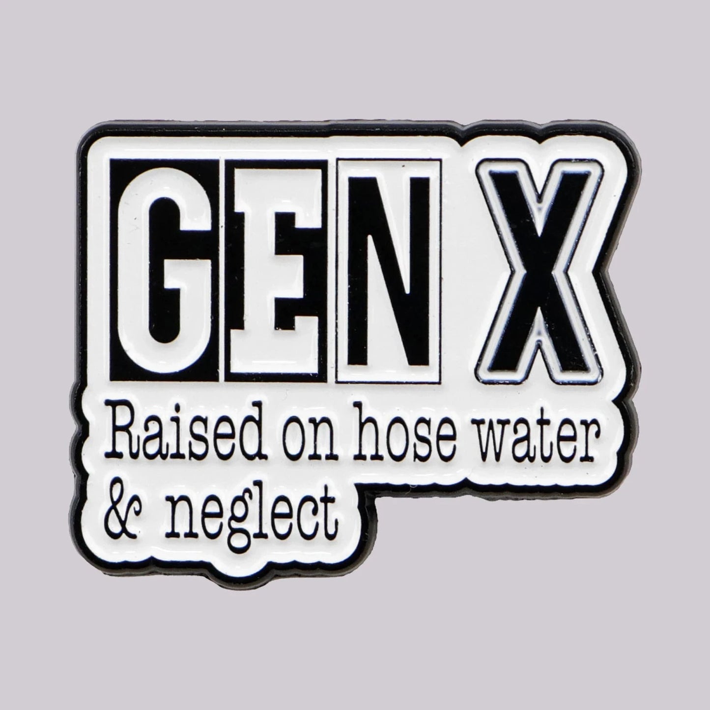 Gen X Humor Enamel Pin Quote Brooch Pines Lapel Pins Badge GlowCart