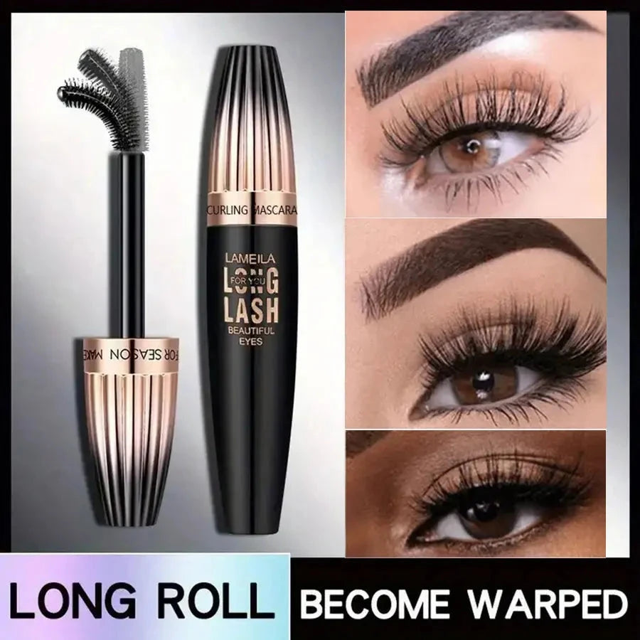 Waterproof 4D Mascara Thick Long Smudge-proof Plump GlowCart