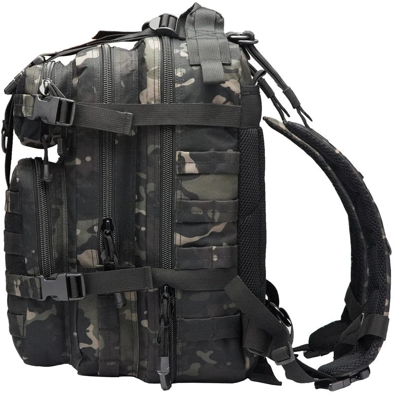 30L Tactical Backpack Military Daypack for Men Molle Assault GlowCart