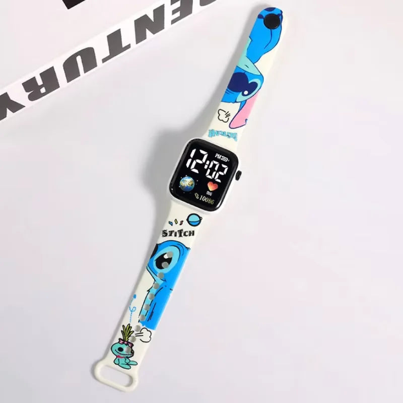 Disney's new Stitch cartoon color printed student LED