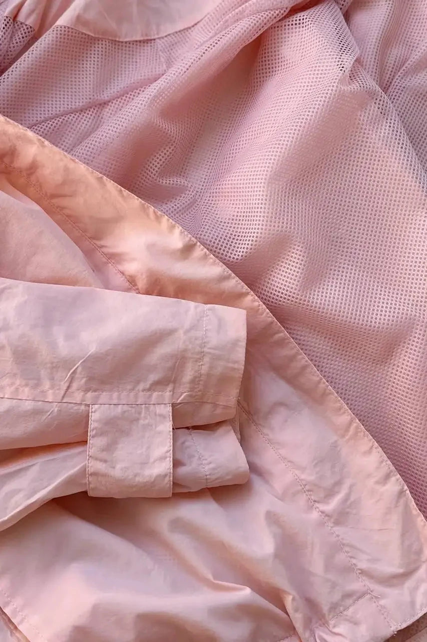 Windproof Stand Collar Jacket Women's Outdoor Casual Hooded GlowCart